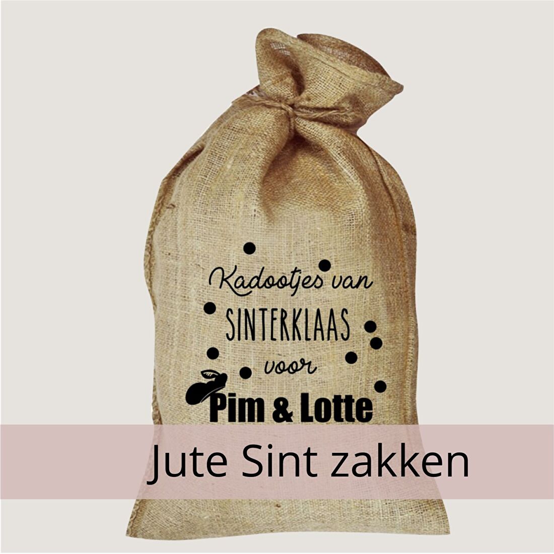 jute zak sinterklaas