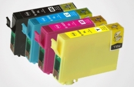 Geschikt Epson T1291 tot T1294 met chip Set van inktpatronenexpress