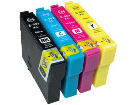 Geschikt Epson 502XL inktcartridge set hoge inhoud van Inktpatronenexpress