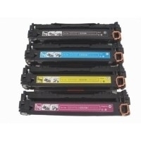 Geschikt Set HP  CE320A CE321A CE322A CE323A 128A serie van inktpatronenexpress