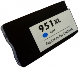 Geschikt HP 951 Cyaan XL met chip van inktpatronenexpress