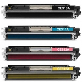 Geschikt Set HP 126A / CE310A CE311A CE312A CE313A van inktpatronenexpress