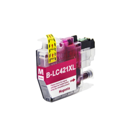 Geschikt Set Brother lc-421 / lc- 421xl  Magenta met chip van inktpatronenexpress