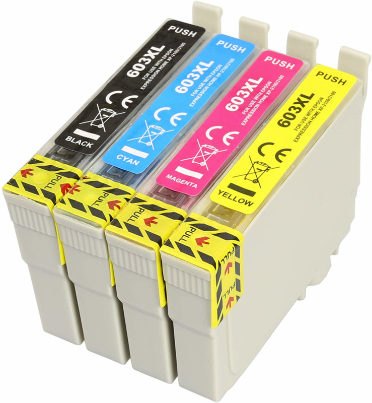 Geschikt 603XL inktcartridge SET 4 stuks hoge inhoud van inktpatronenexpress