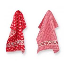 Bunzlau Keukendoek óf Theedoek - Fruit Rood
