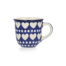 Bunzlau Blue Valentine - Tulp mok - diverse maten