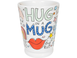 Blond XL mok Hug in a mug