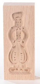 Speculaasplank man klein 9 x 4 cm