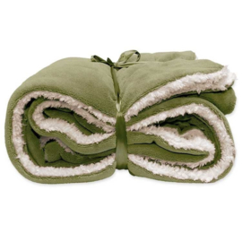 Plaid XL licht groen