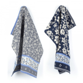 Bunzlau Keukendoek óf Theedoek - Libellen Donkerblauw
