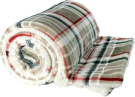 Plaid geruit beige