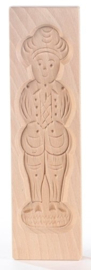 Speculaasplank man 25 x 7 cm