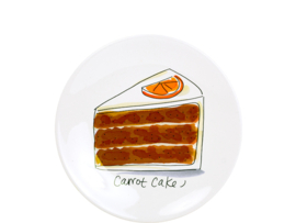 Blond Taartbordje 18 cm carrot cake