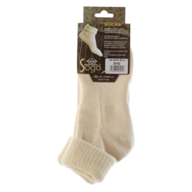(Slaap) sokken creme