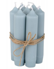 Kaarsen licht blauw 7 stuks