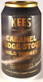 Brouwerij Kees ~ Caramel Fudge Stout Wild Turkey BA 33cl can
