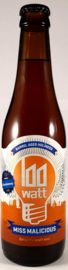 100 Watt Brewery ~ Miss Malicious Chardonnay BA 33cl