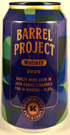 Brouwerij Kees ~ Barrel Project 2026 Barley Wine Jack Daniëls BA  33cl can
