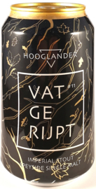 Hooglander ~ #11 Imperial Stout Vatgerijpt Speyside Single Malt BA 33cl can