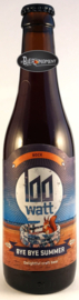 100 Watt Brewery ~ Bye Bye Summer 33cl