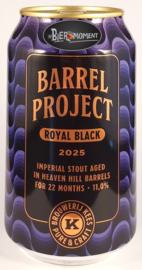 Brouwerij Kees ~ Barrel Project 2025 Royal Black Heaven Hill BA 33cl can