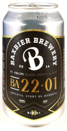 Baxbier ~ BA 22.01 Imperial Stout On Bourbon 33cl can