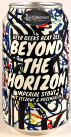 Poesiat & Kater Beer Geeks Collab ~ Beyond The Horizon 33cl can