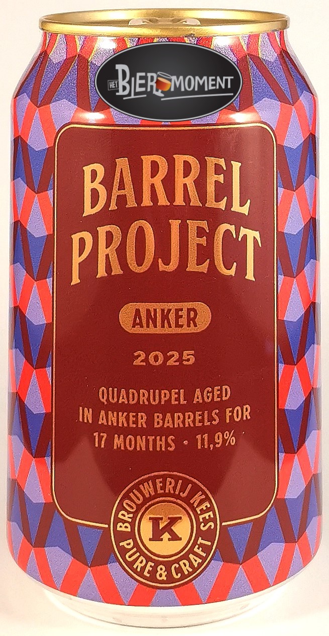 Brouwerij Kees ~ Barrel Project 2025 Quadrupel Het Anker BA  33cl can