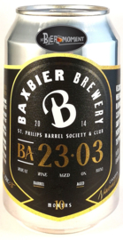 Baxbier ~ BA 23.03 Wheat Wine On Rum 33cl can