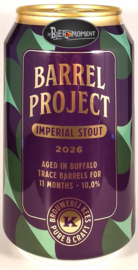 Brouwerij Kees ~ Barrel Project 2026 Imperial Stout Buffalo Trace BA  33cl can
