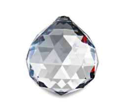 Kristalbol 50 mm , Zilverkristal