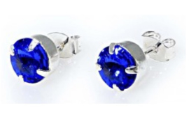 Oorsteker Swarovski Sapphire