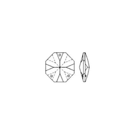 Octagonkristal 16 mm  ( 3 gats )