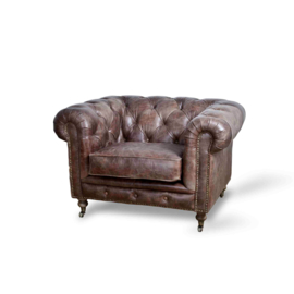 FAUTEUIL CHESTERFIELD DONKERBRUIN