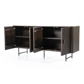 DRESSOIR REMY 4 DEURS BRUIN