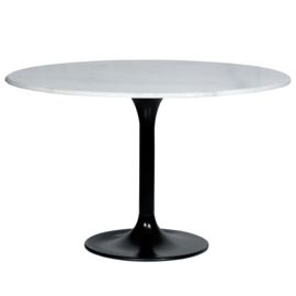 EETTAFEL MARMER WIT