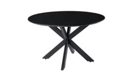 EETTAFEL OSLO ROND BLACK