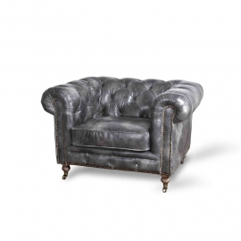 FAUTEUIL CHESTERFIELD ANTRACIET