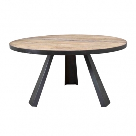 EETTAFEL ROND METAAL