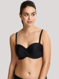 Anya Riva twisted bandeau black