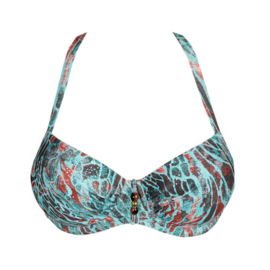 PDS Riyad padded balcony bikinitop Turquoise Seas