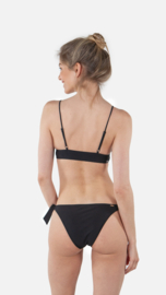 Solid Cheeky Bikinibroekje - Zwart
