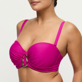 Uvita Voorgevormde Bikini Strapless - Deep Magenta
