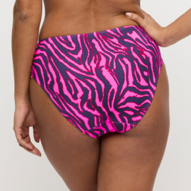 Malabo Bikini Tailleslip - Hot Pink Zebra