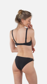 Solid Longline Bikinitop - Zwart