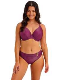 Paros Coast Mid Bikinibroekje - Berry Shimmer