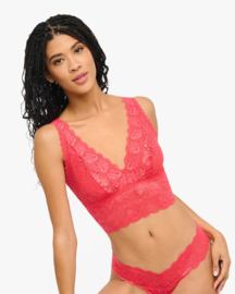 Cosabella Never Say Never Plungie longline bralette Ibisco