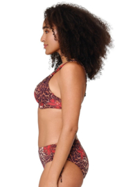 Bikini Short - Leopard Flower