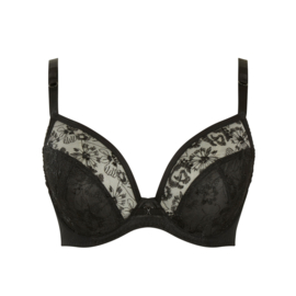 Panache Yasmin plunge bh Black