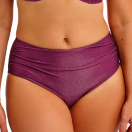 Paros Coast High Waist Bikinibroekje - Berry Shimmer